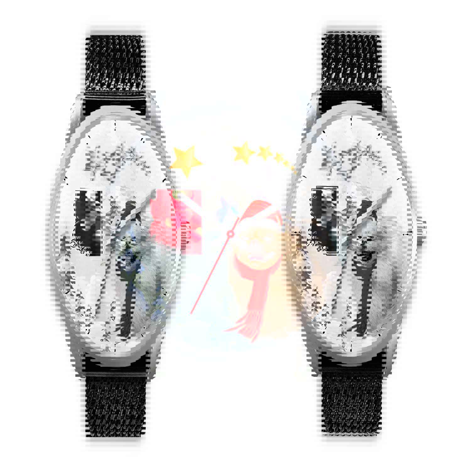 Pekingese Dog Arizona Christmas Wrist Watch - Stylish Custom Design for Men & Women