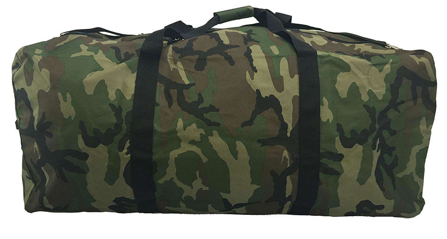 K-Cliffs Heavy Duty Cargo Duffel Bag for Sport Gear and Travel