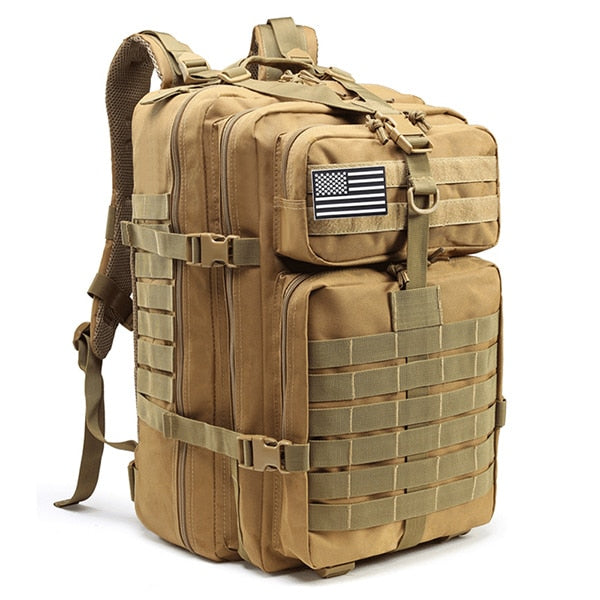 Large Capacity Unisex Army Tactical Backpack for Outdoor Activities
