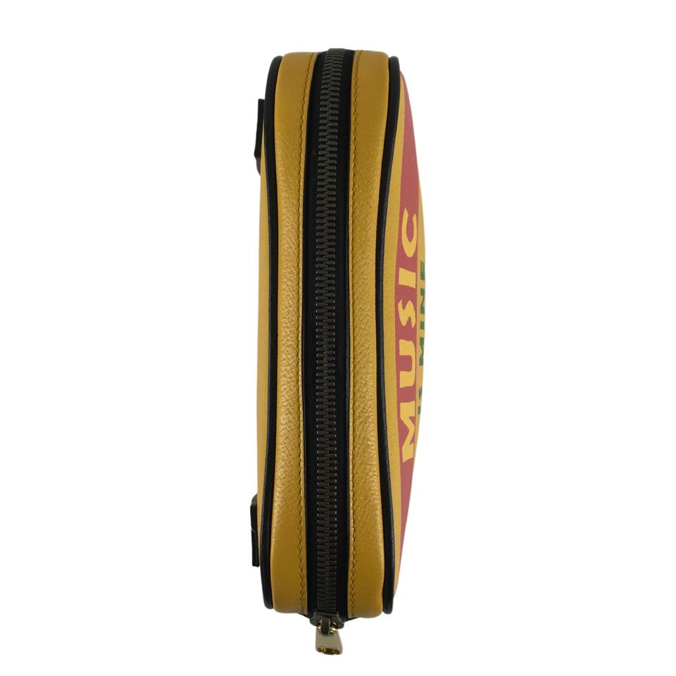 Gucci Men's Waist Bag Belt - Yellow, Size M, Centennial Music Edition