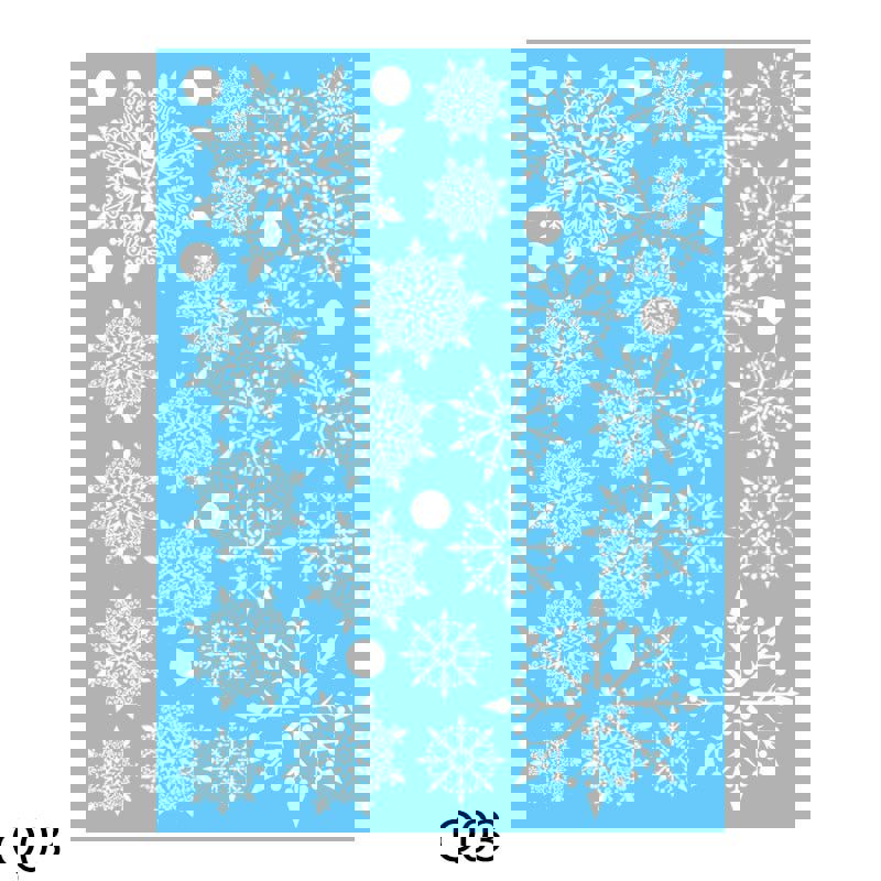 Qfdian CHRISTMAS Decorations - Merry Christmas Snowflake Snowman Window Sticker