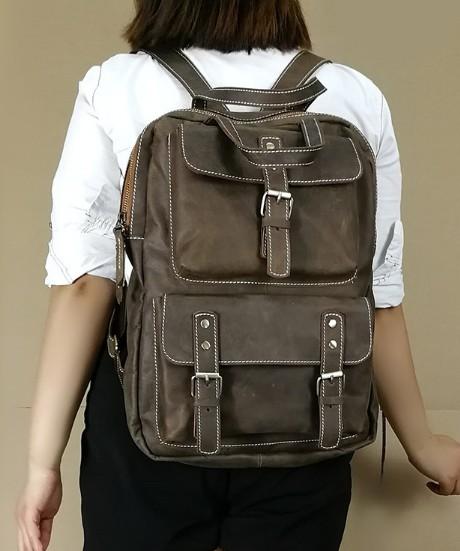 Retro Fashion Mens Backpacks Vintage School Backpack Travel Backpack Bags for Men