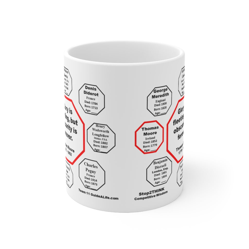 Thomas Moore Quote Ceramic Mug - 11oz