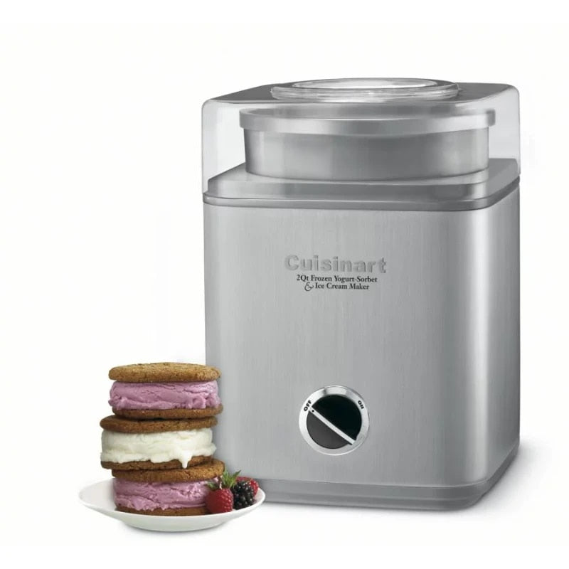 Cuisinart Ice Cream Yogurt Maker - 2 Quart Fully Automatic Frozen Dessert Maker