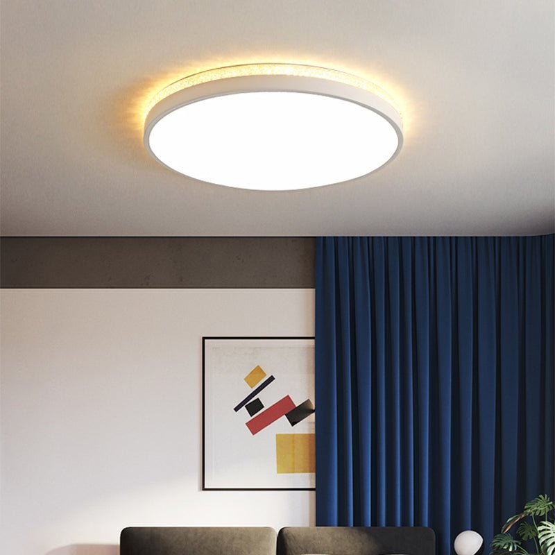 MIRODEMI® Minimalist Round Ceiling Light For Living Room, Bedroom, Kitchen