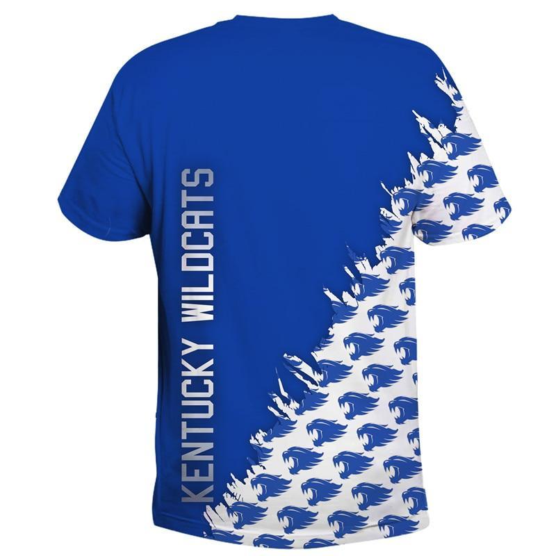 Kentucky Wildcats Men's 3D Short Sleeve T-shirt