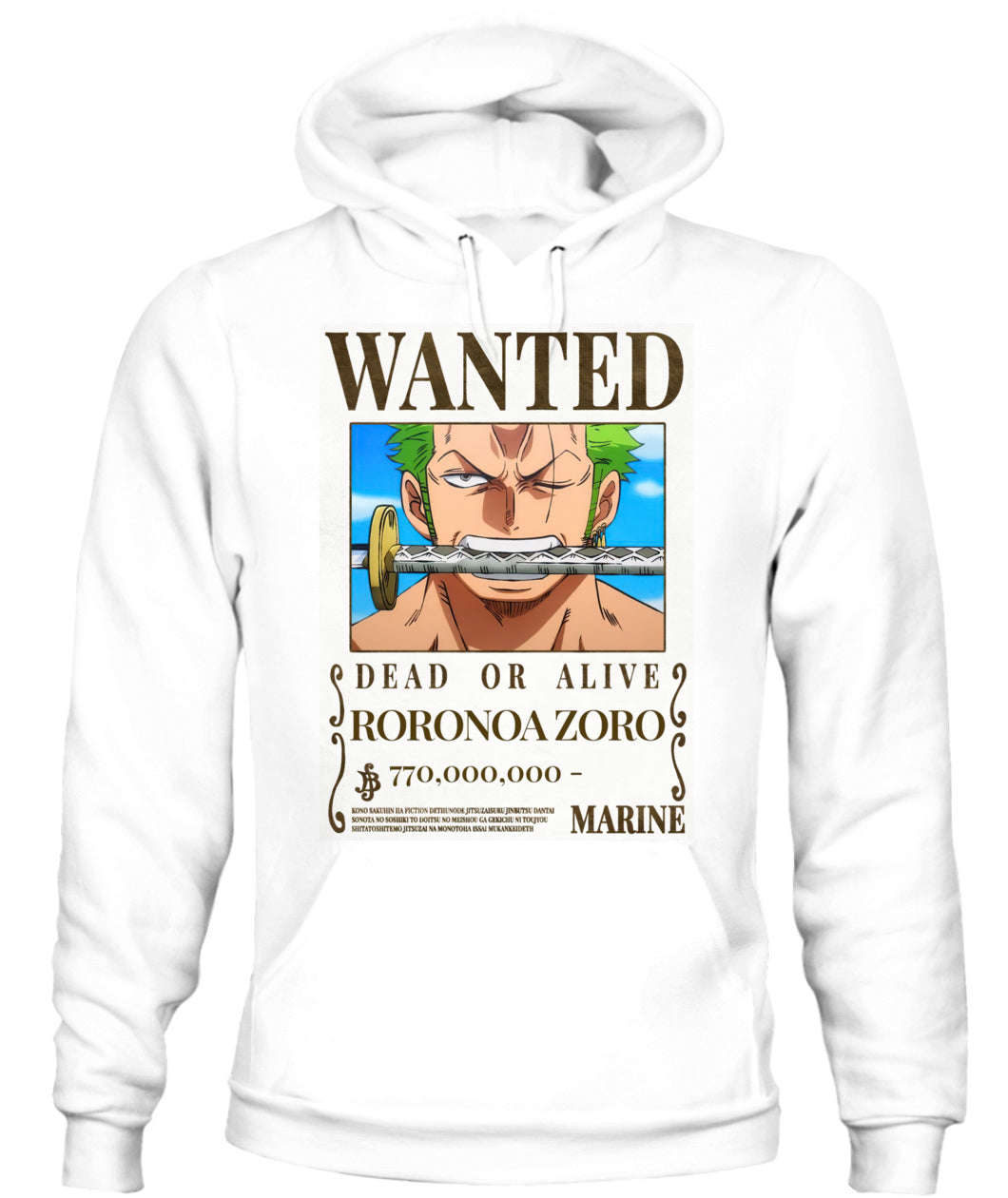 Zoro Wanted Custom Graphic Apparel - Unisex Classic Fit T-Shirt