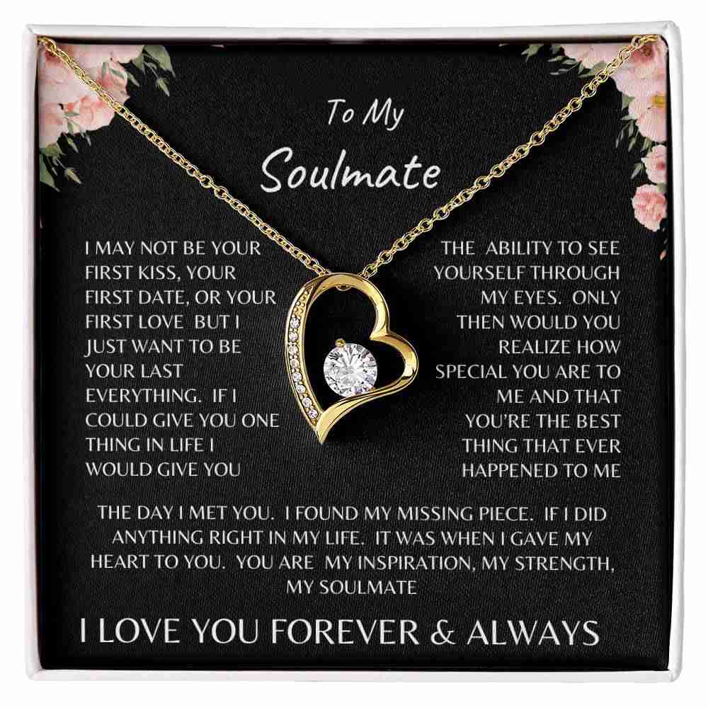 Soulmate Necklace - Perfect Gift for Her on Valentine's Day, Birthday, or Anniversary