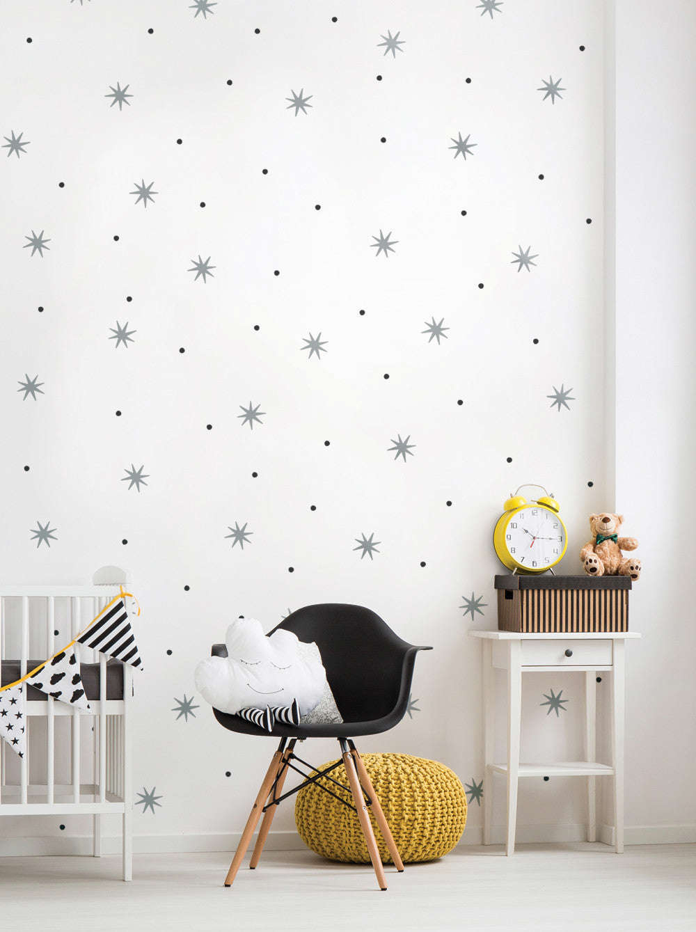 Star Dot Wall Decal - Customizable Home Decor