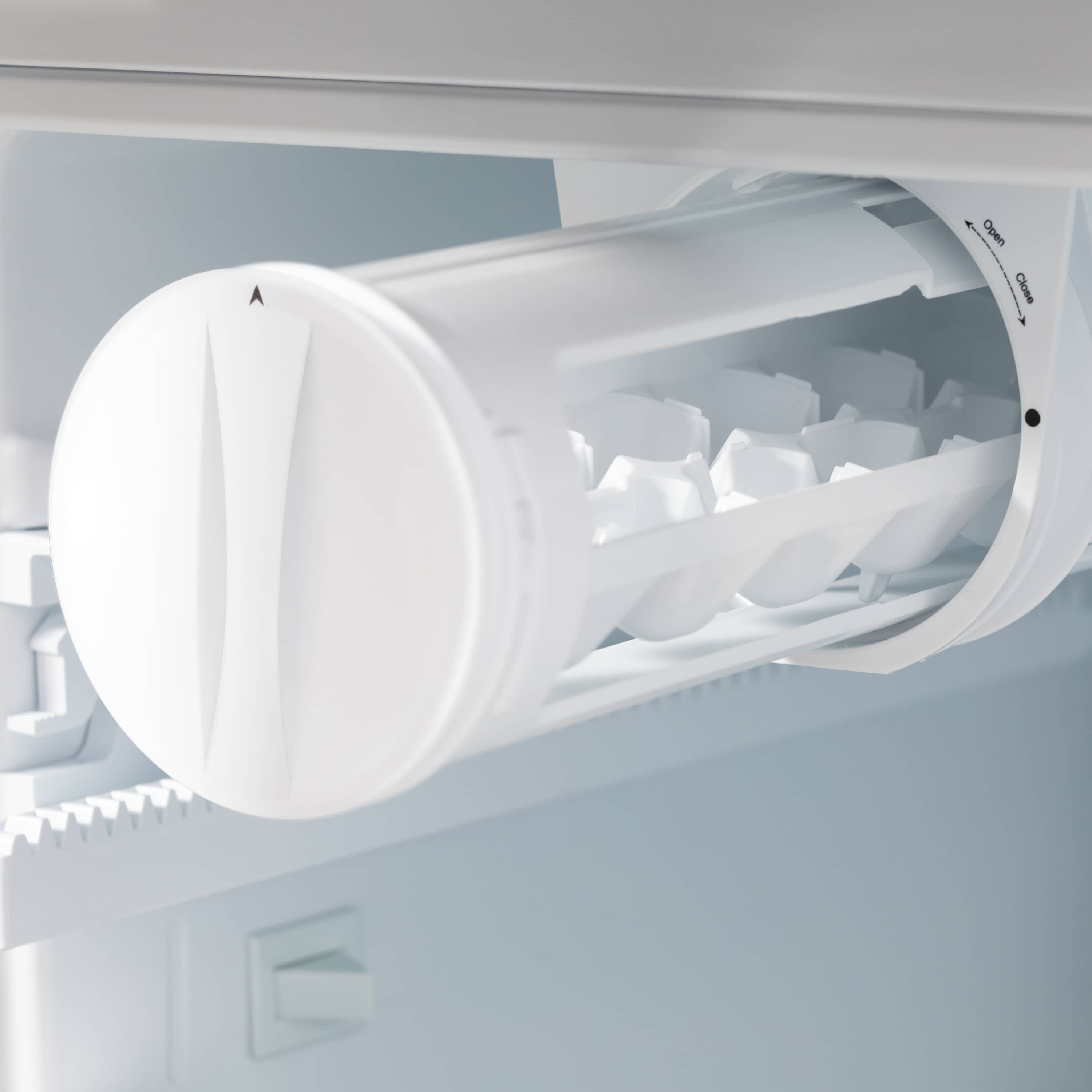 ZLINE Autograph Edition 36 French Door Refrigerator with Ice Maker - Black Stainless Steel & Champagne Bronze Trim