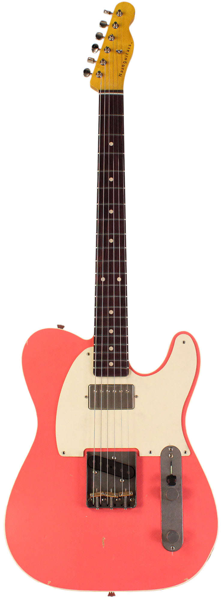 Nash TC-63 Guitar, Double Bound, Salmon, Humbucker, Light Aging