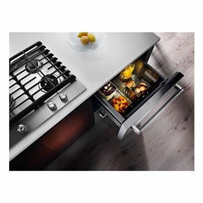 KitchenAid 24-inch, 4.7 cu.ft. Freestanding Refrigerator/Freezer Drawer with Ice Maker KUDF204ESB