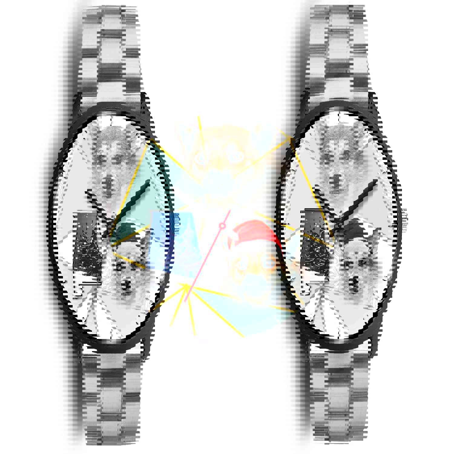 Norwegian Lundehund Alabama Christmas Special Wrist Watch