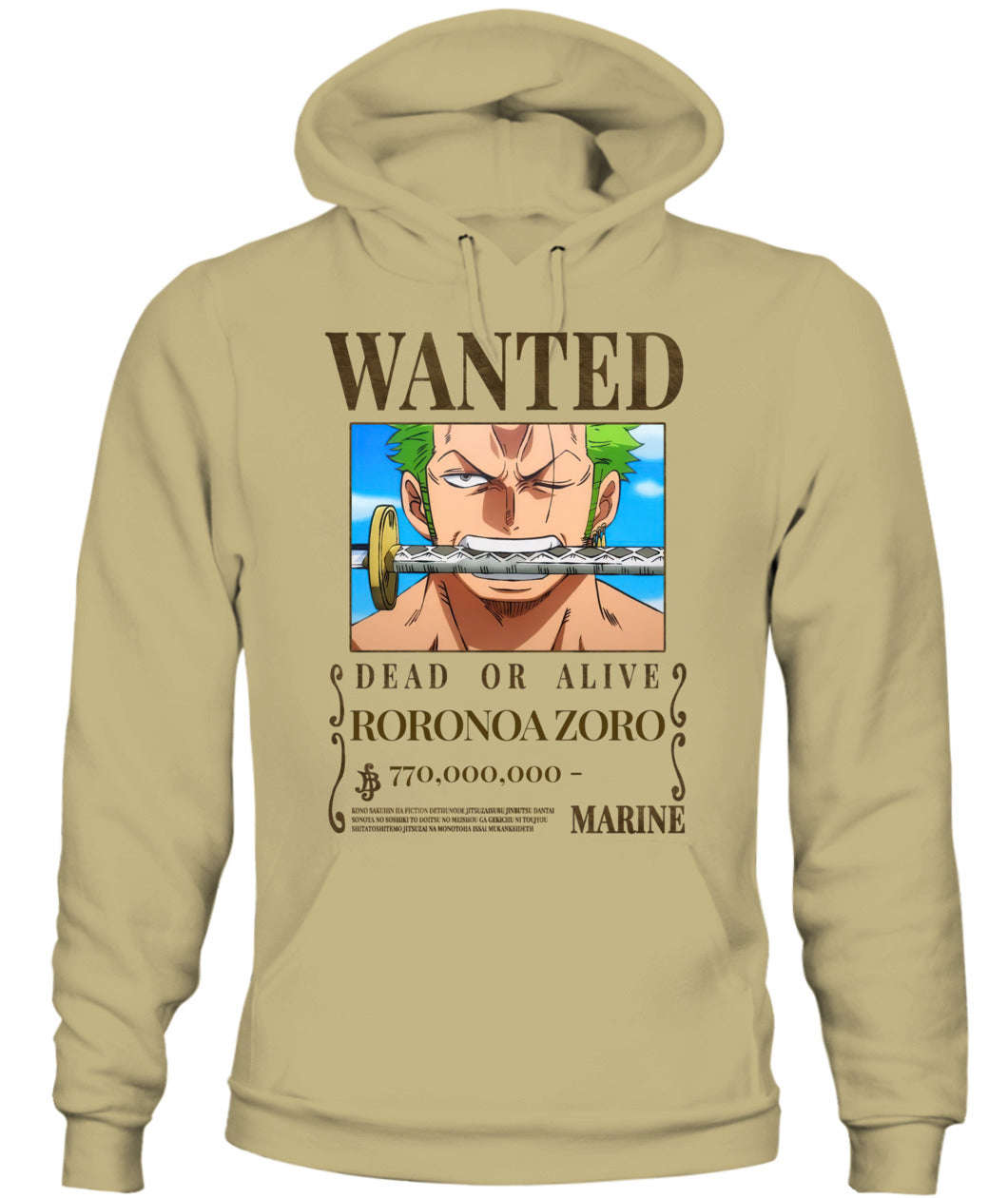 Zoro Wanted Custom Graphic Apparel - Unisex Classic Fit T-Shirt
