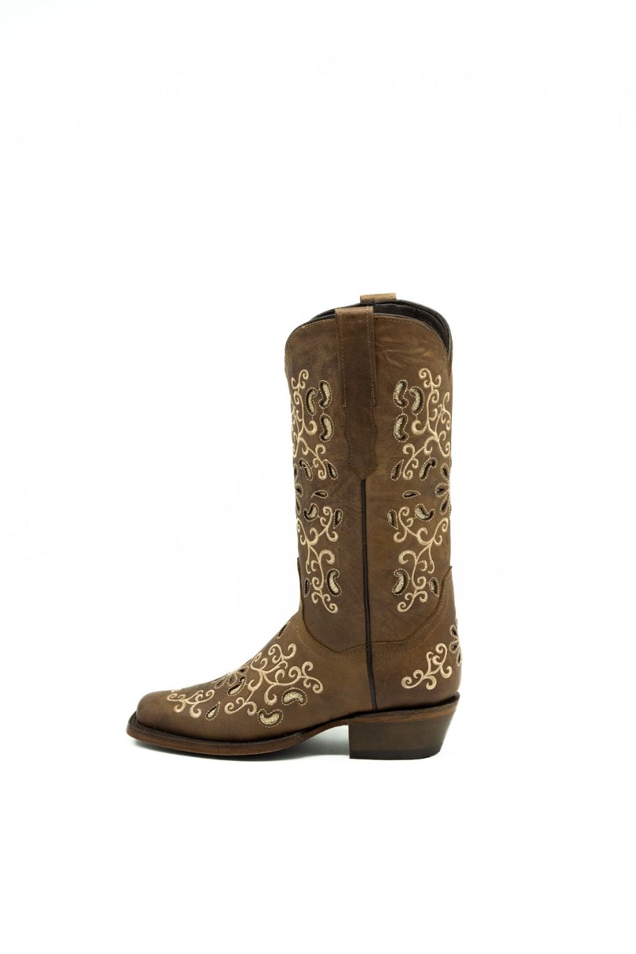 The Alexandria Frontier Cowgirl Boot - Genuine Leather