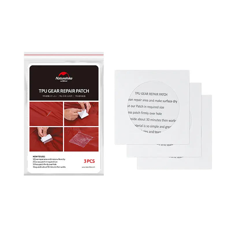 Transparent TPU Gear Repair Outdoor Patch (3pcs)