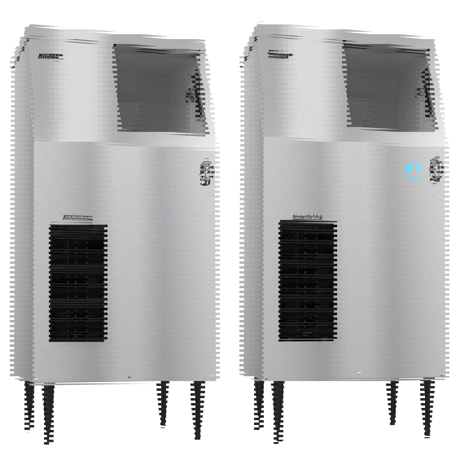Hoshizaki F-500BAJ | 38 Wide Air-Cooled Undercounter Flaker Ice Maker with Built-In Storage Bin
