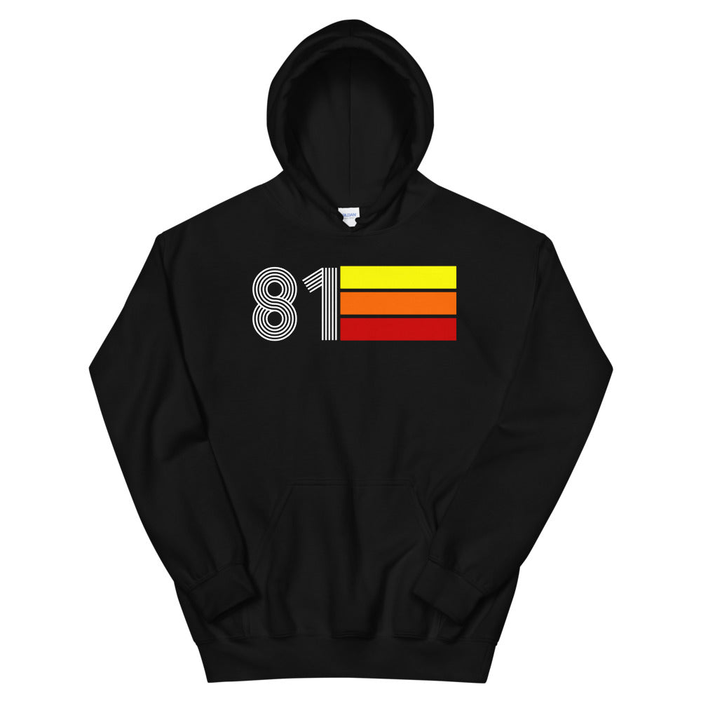 Retro Expo 1981 Unisex Hooded Sweatshirt for Men and Women