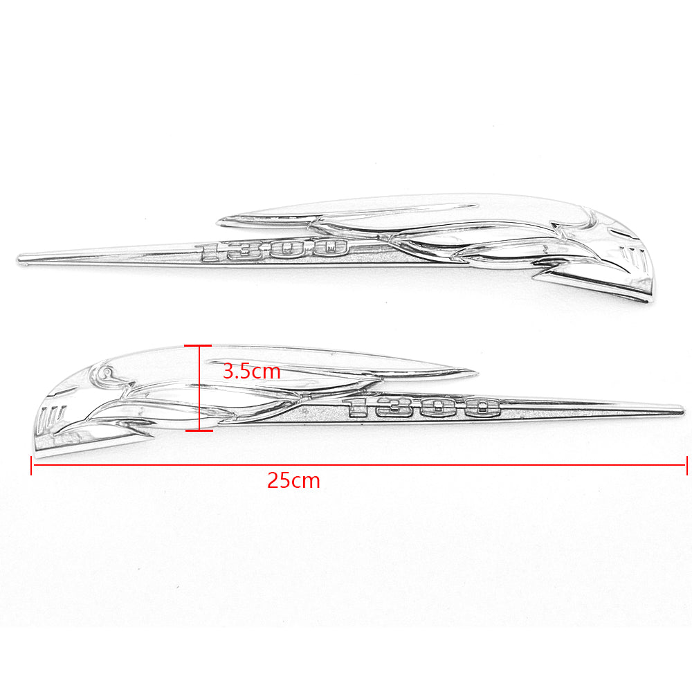HONDA VTX1300 VTX 1300 C R S T Chrome ABS Fuel Gas Tank Emblem Badge Decoration 3D Decals Stickers