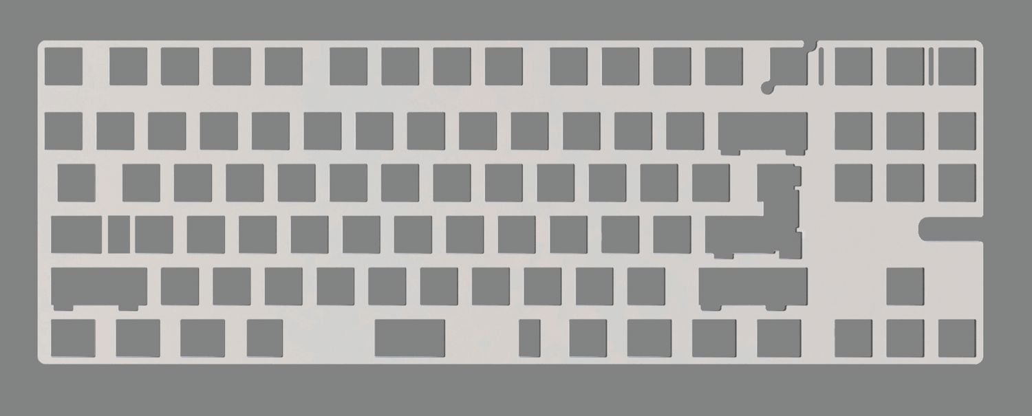 Jris80 PCB Gasket Mount Keyboard Kit - Group Buy Add-Ons