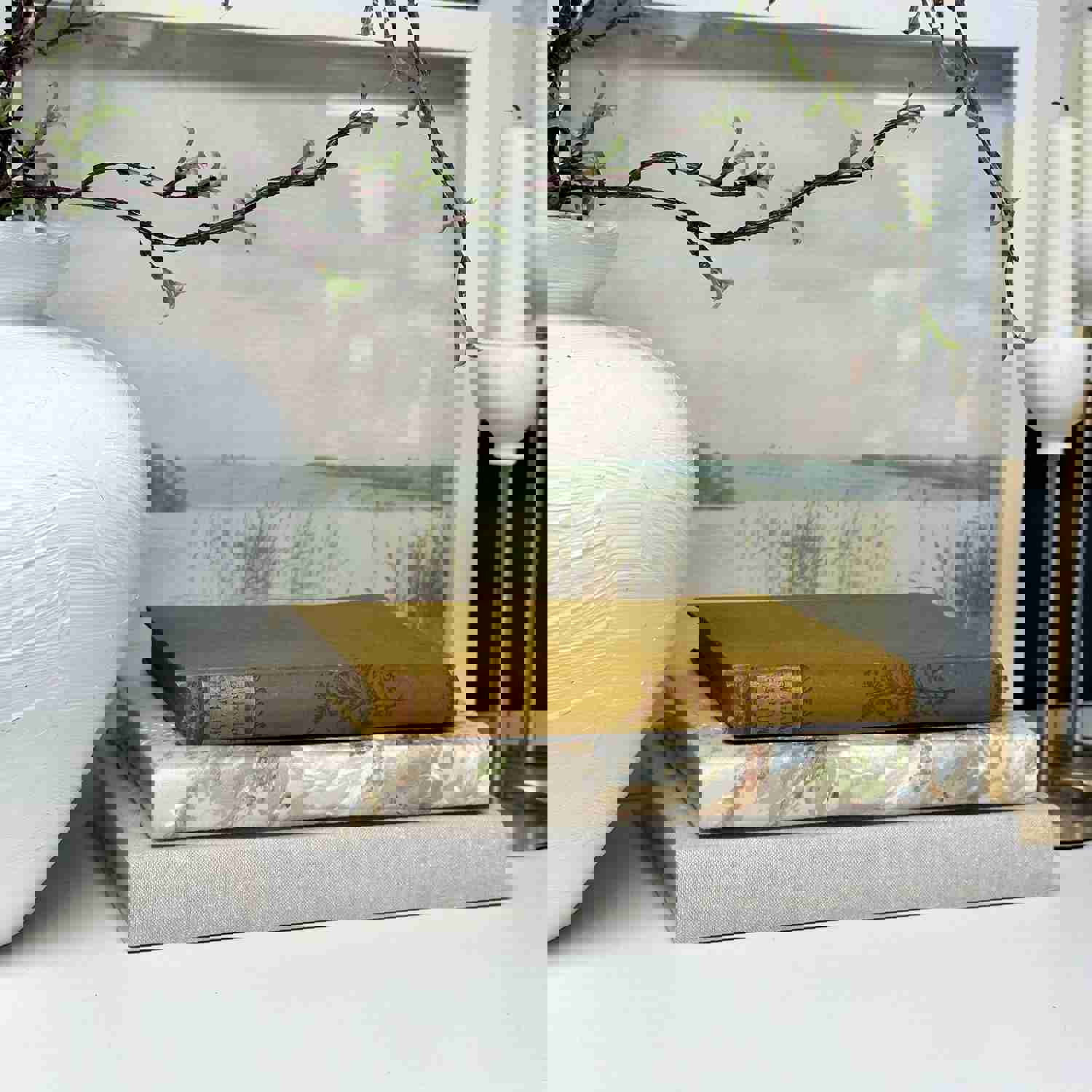 Yellow Decorative Books for Shelf Decor
