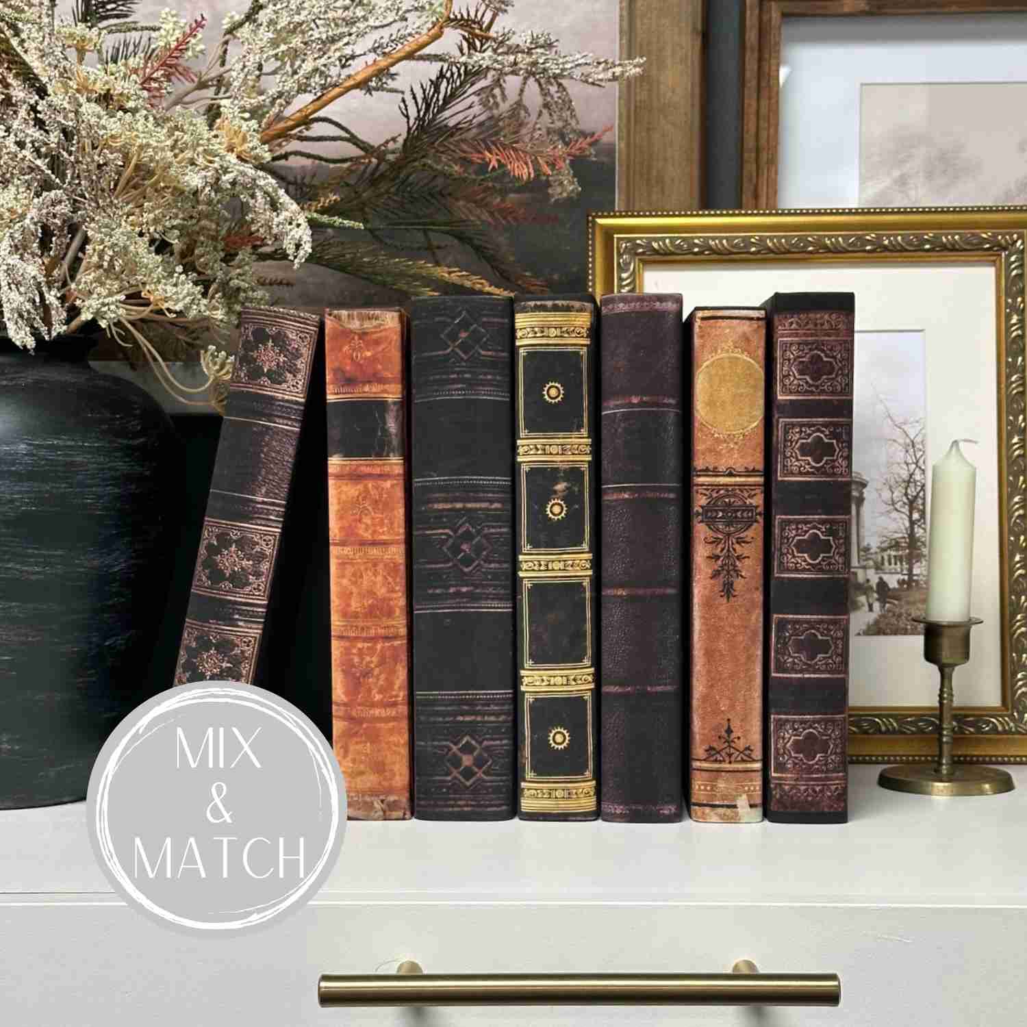 Vintage Inspired Wrapped Books - Build Your Set