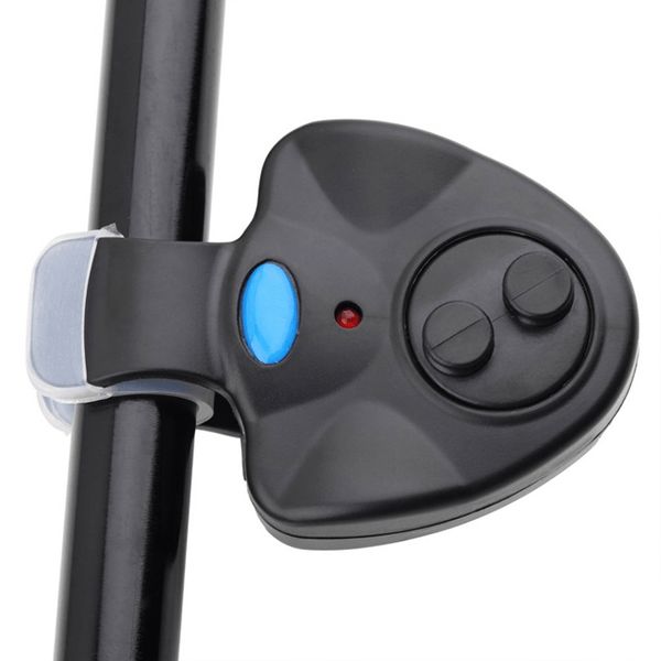 Universal Fishing Alarm with LED Light and Sound Alert for Fishing Rods