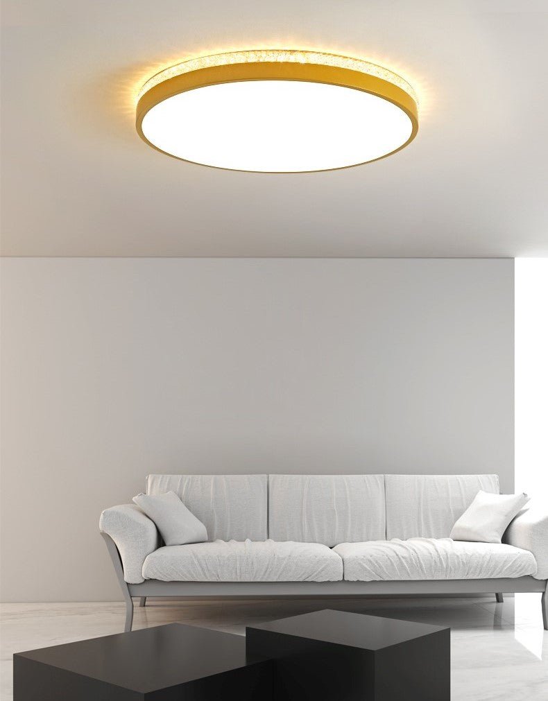 MIRODEMI® Minimalist Round Ceiling Light For Living Room, Bedroom, Kitchen
