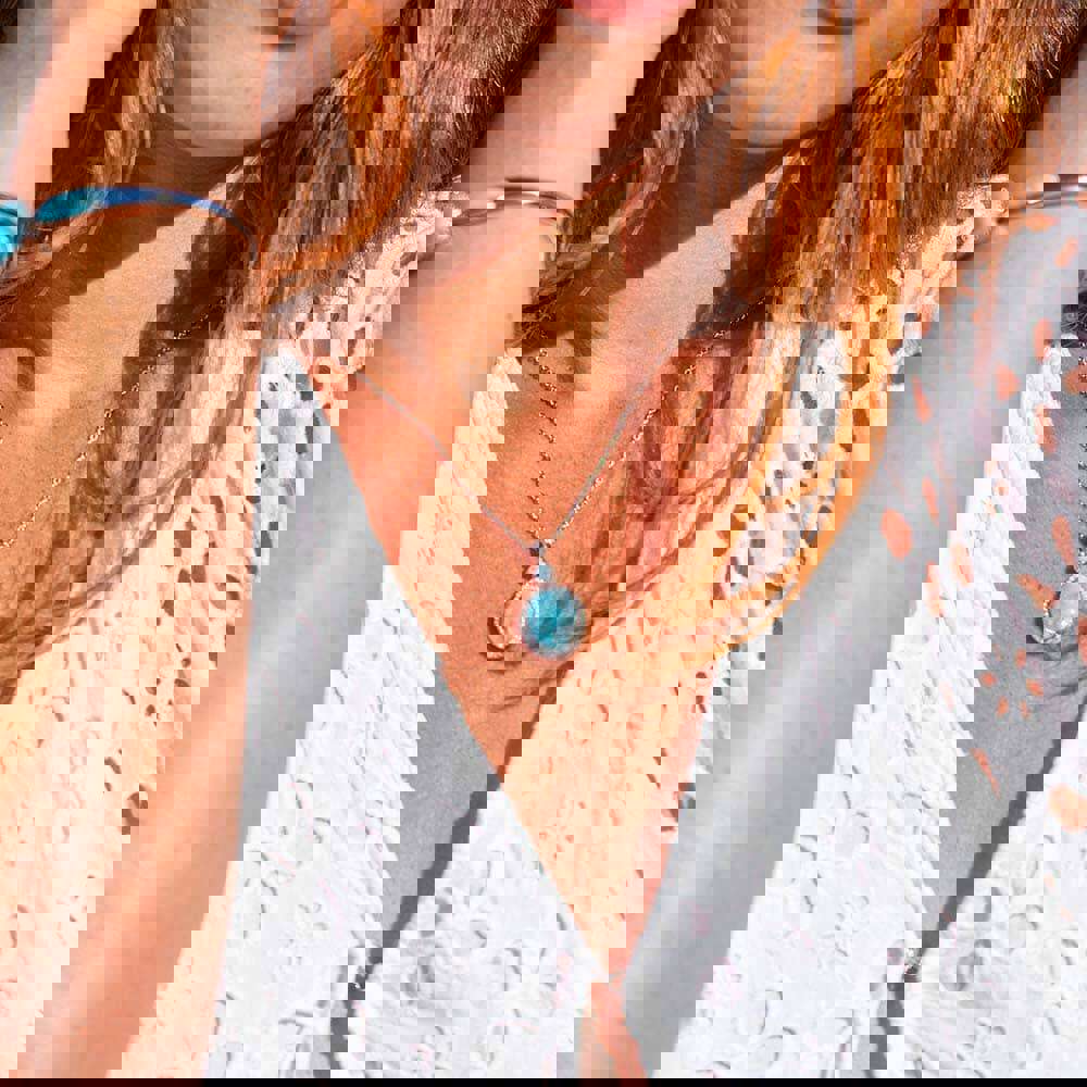 Larimar Wishing Pool Pendant