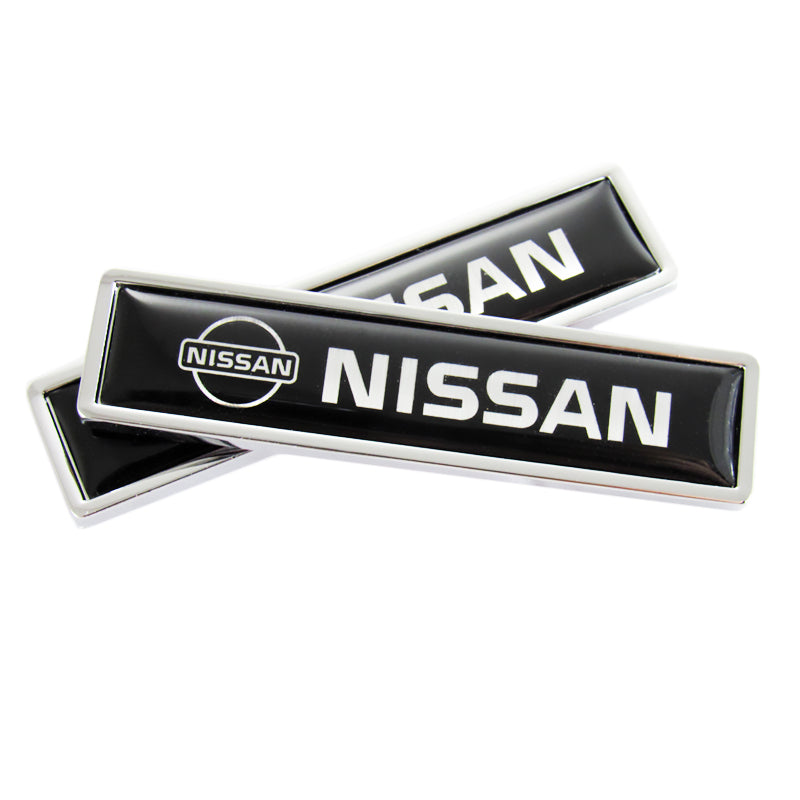 2PCS Luxury Auto Body Fender Metal Emblem Badge Sticker Decal For NISSAN New