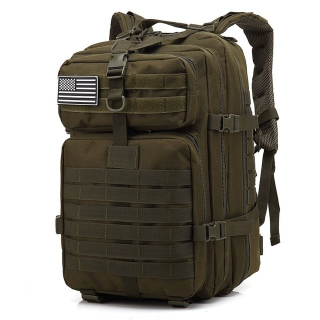 Large Capacity Unisex Army Tactical Backpack for Outdoor Activities