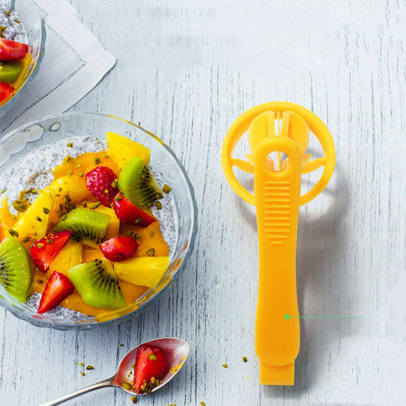 Tomato Slicer Cutter - Manual Kitchen Gadget for Fruits and Vegetables