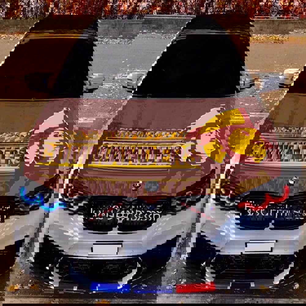 Washington Commanders Itasha Car Vinyl Hood Wrap Decal Sticker