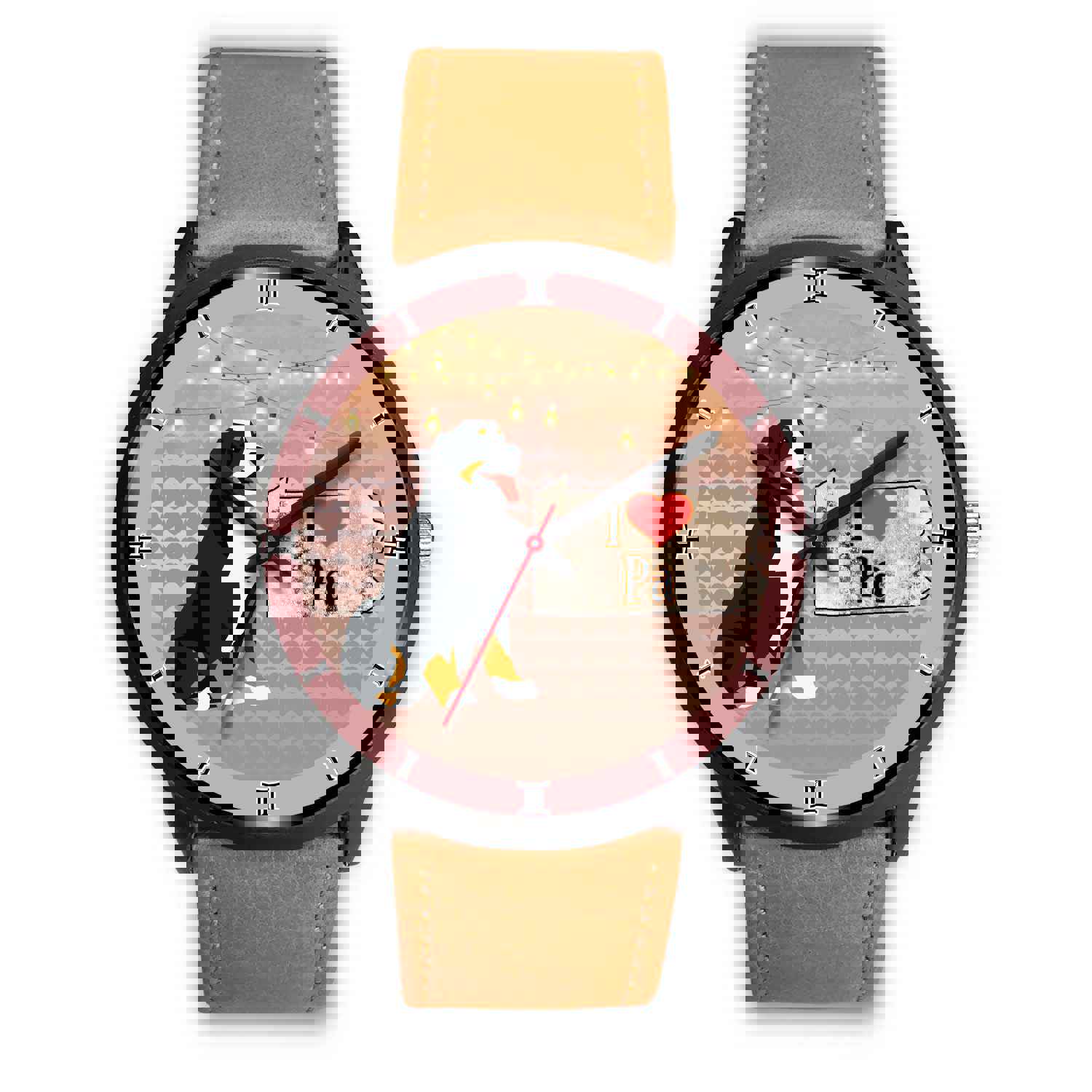 Bernese Mountain Dog Art Pennsylvania Christmas Special Wrist Watch