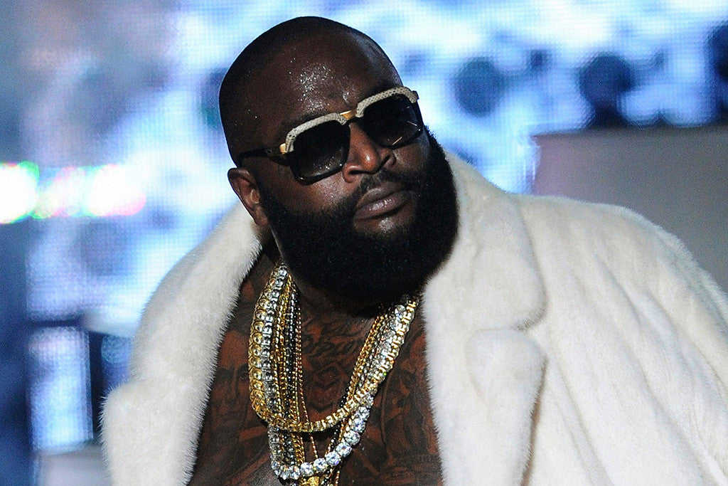 Rick Ross Glasses Tattoo Rapper Music Poster