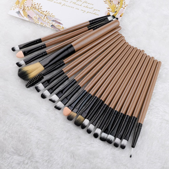 20/10/6 Pieces Makeup Brushes Set for Eye Shadow, Foundation, Powder, Eyeliner, Eyelash, and Lip Makeup