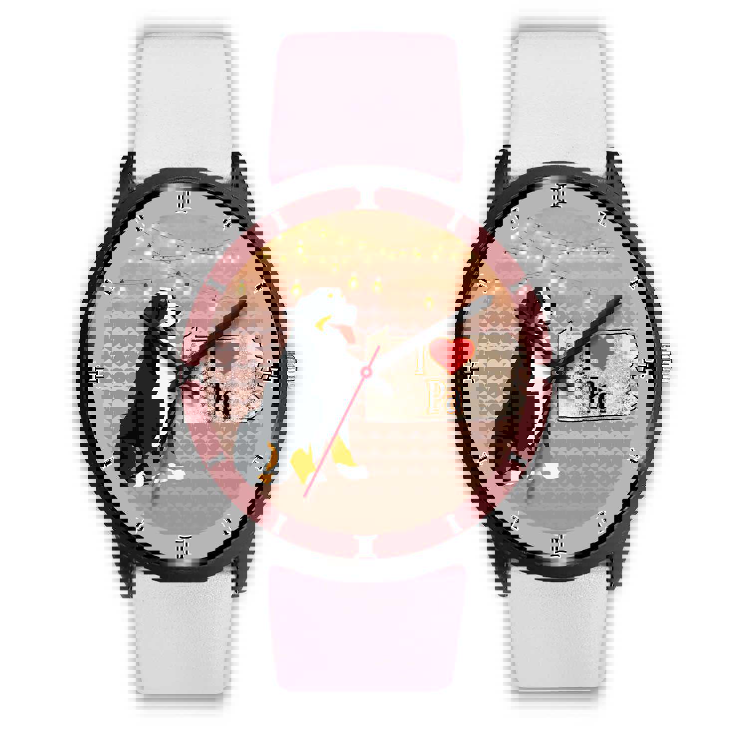 Bernese Mountain Dog Art Pennsylvania Christmas Special Wrist Watch