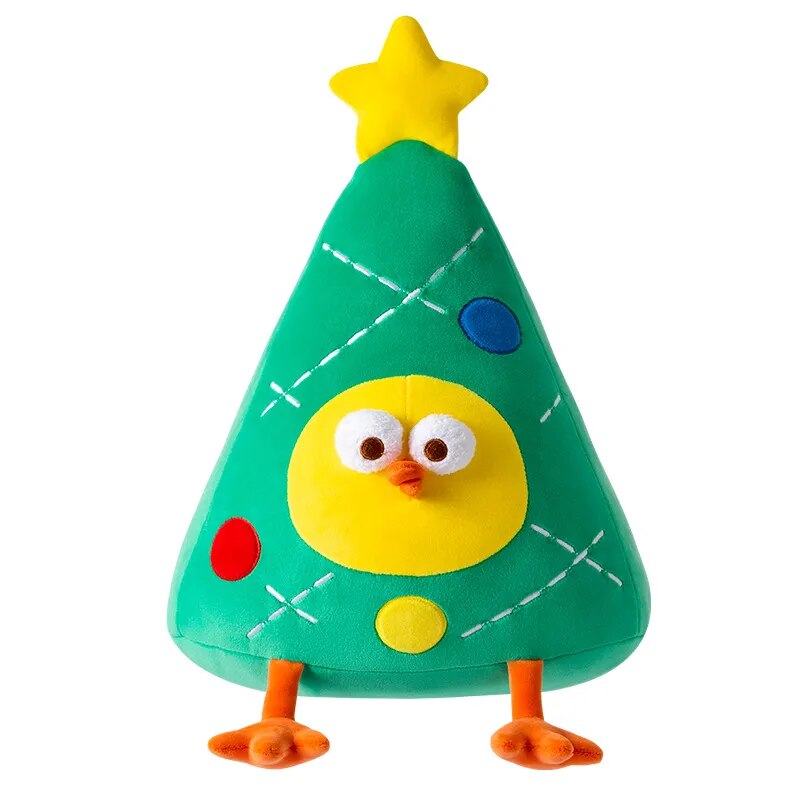 Cute Christmas Gingerbread Man Plush Toy - Festive Snowhouse Pillow Gift