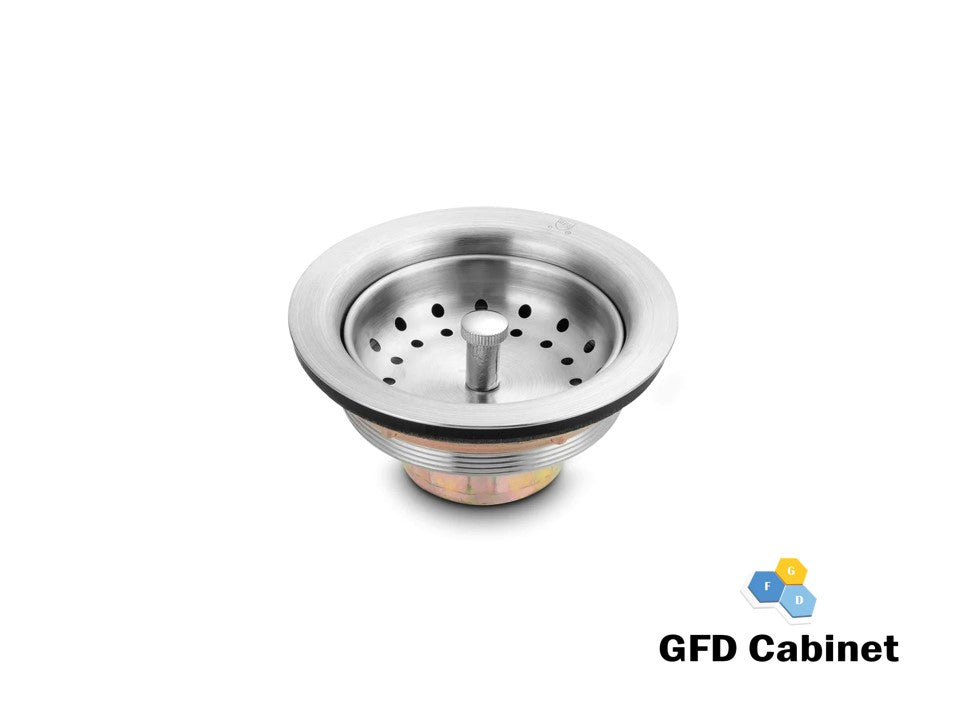 A-D-SS-01-BN Brushed Nickel Kitchen Standard Strainer for 3 1/2 Drain Openings