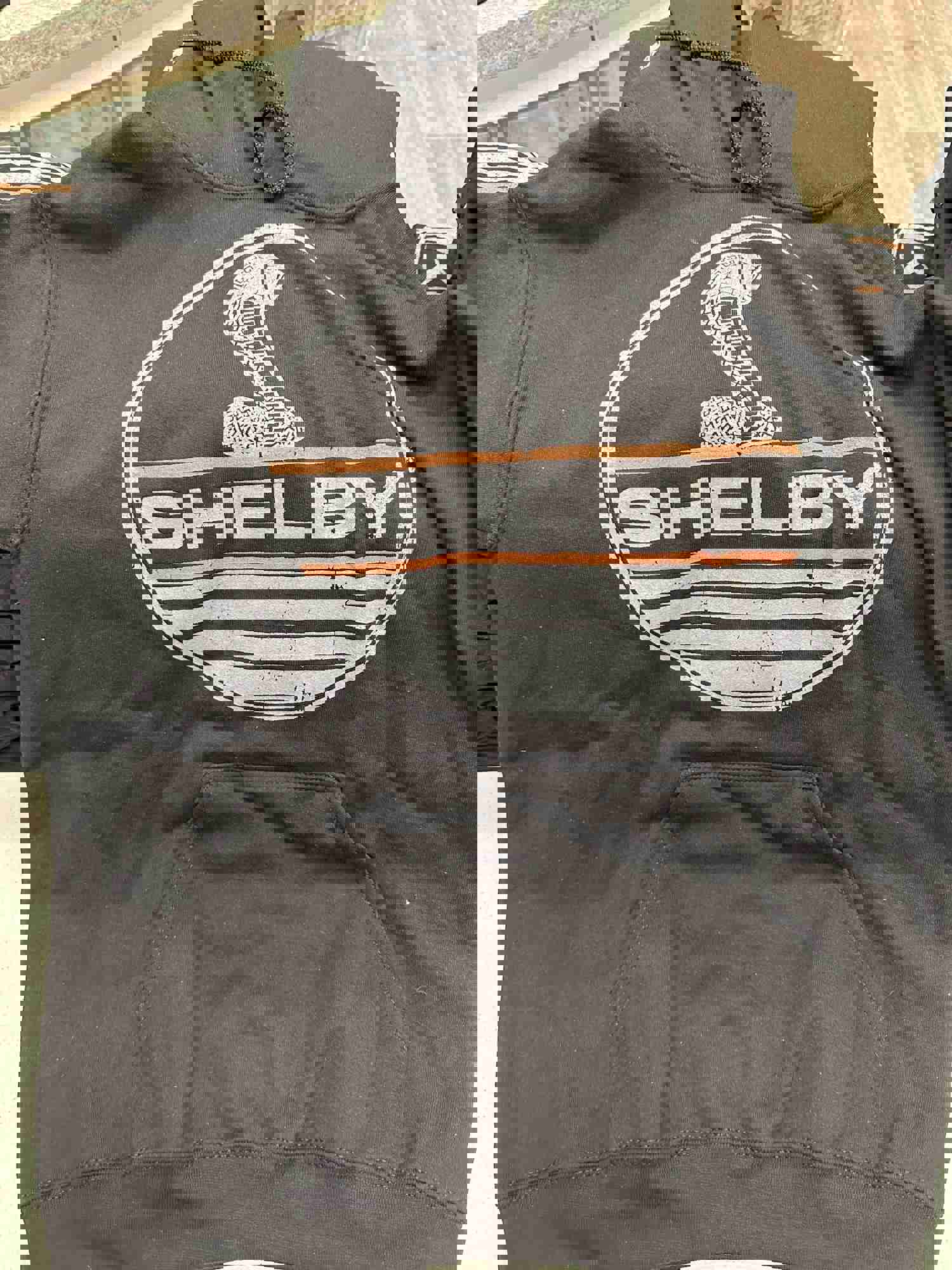 PRICE REDUCED Shelby Snake Black Hoodie