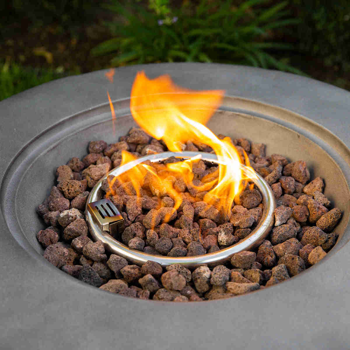 Barton 40,000 BTU Outdoor Propane Gas Fire Pit Table with PVC Cover