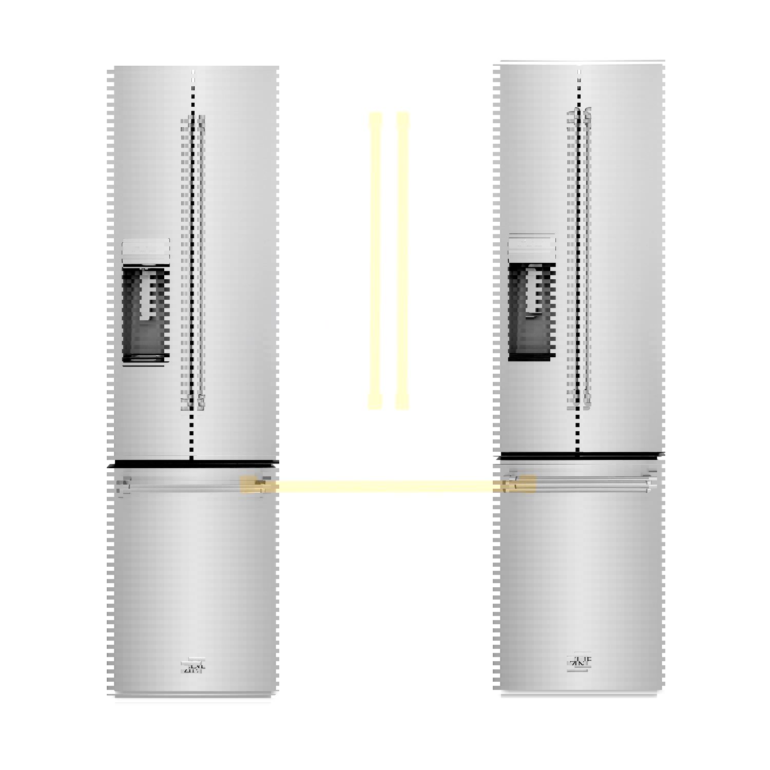 ZLINE Autograph Edition 36-Inch French Door Refrigerator with Dual Ice Maker