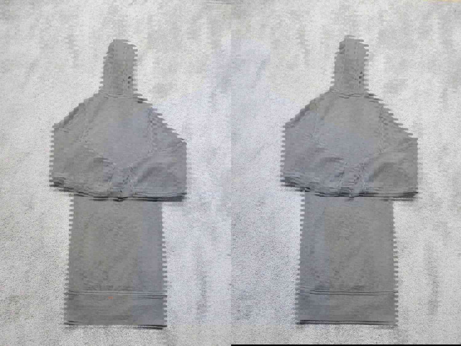 North Face Men's Small Gray Pullover Hoodie Sweatshirt