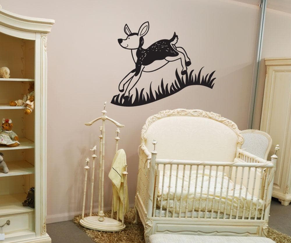 Vinyl Wall Decal Sticker Little Deer #OS_DC695 - Removable & Easy to Apply