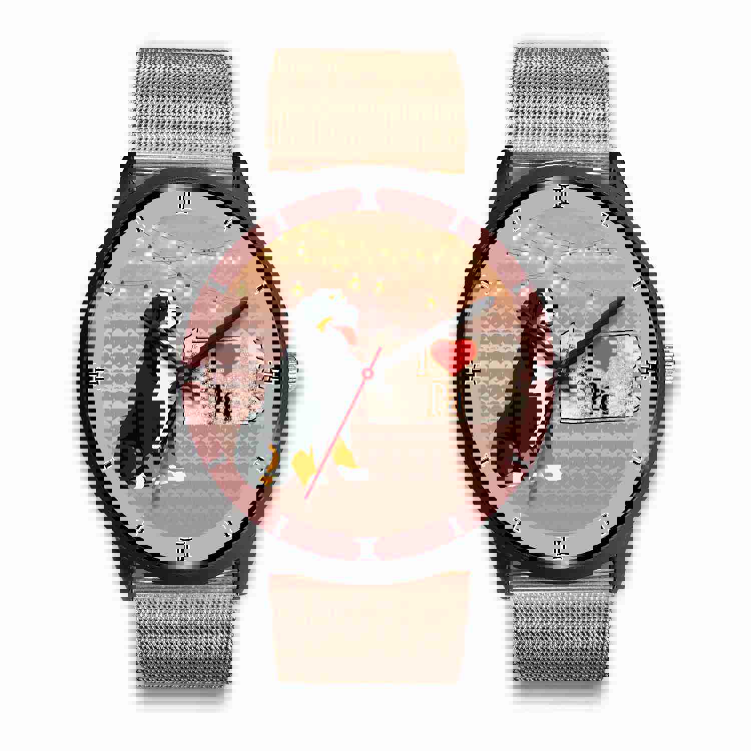 Bernese Mountain Dog Art Pennsylvania Christmas Special Wrist Watch