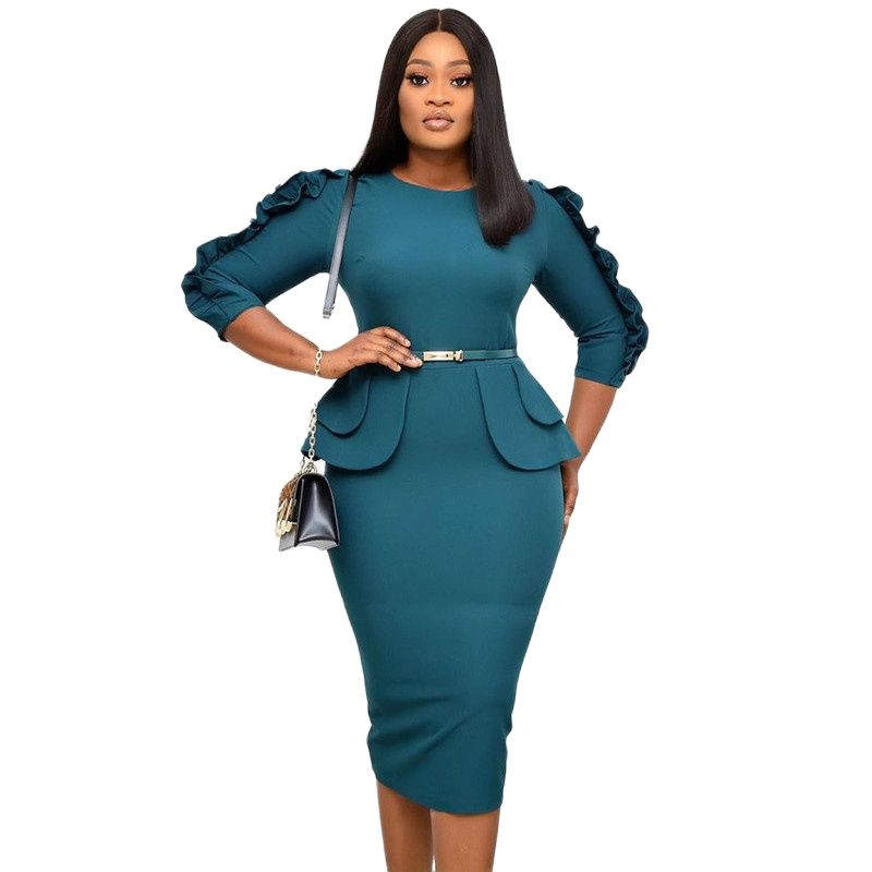 Bodycon African Dresses for Women - Stylish Pencil Robe & Bandage Dashiki Kaftan