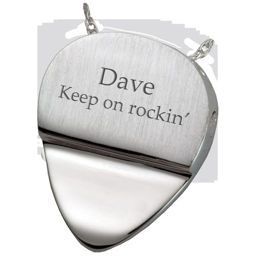 Music Guitar Pick Pendant Cremation Jewelry for Memorial Keepsakes