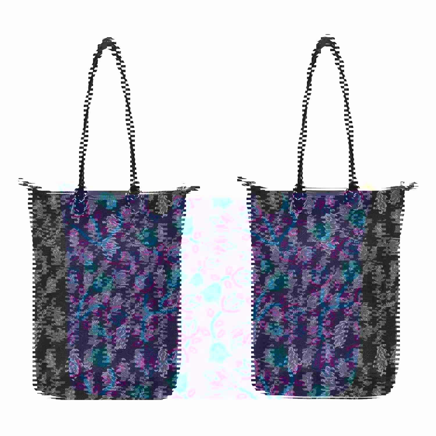 Beaded Blue Nouveau Single-Shoulder Lady Handbag