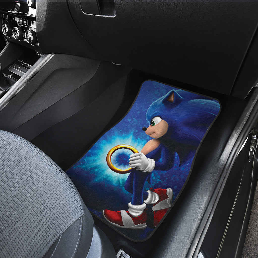 Custom Sonic The Hedgehog Car Floor Mats for Fans - Premium Cartoon Car Accessories