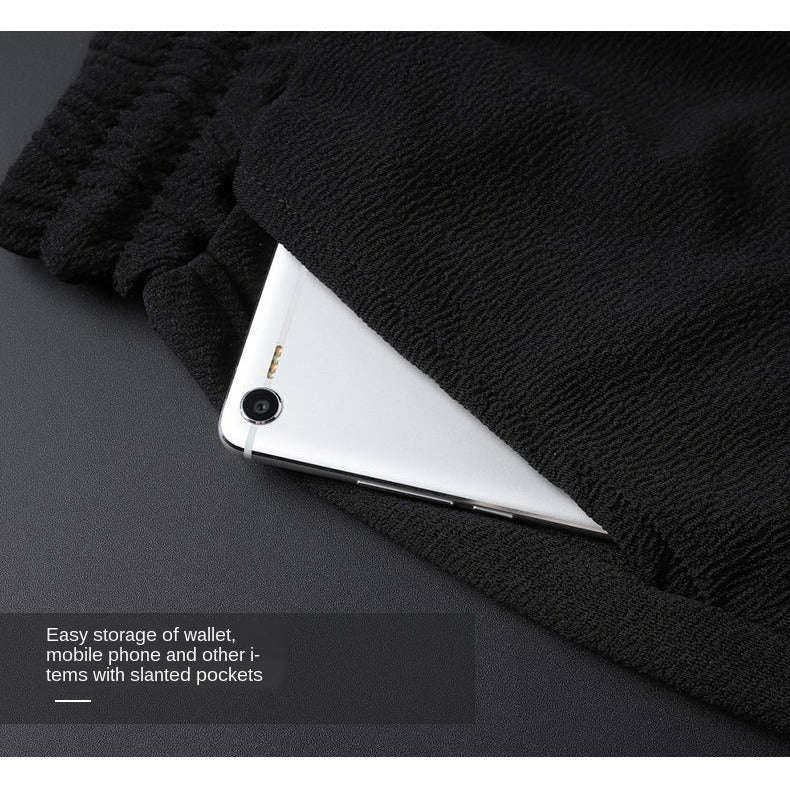 Men's Sportswear Tracksuit Two Piece Set - T-Shirt and Shorts for Running and Jogging